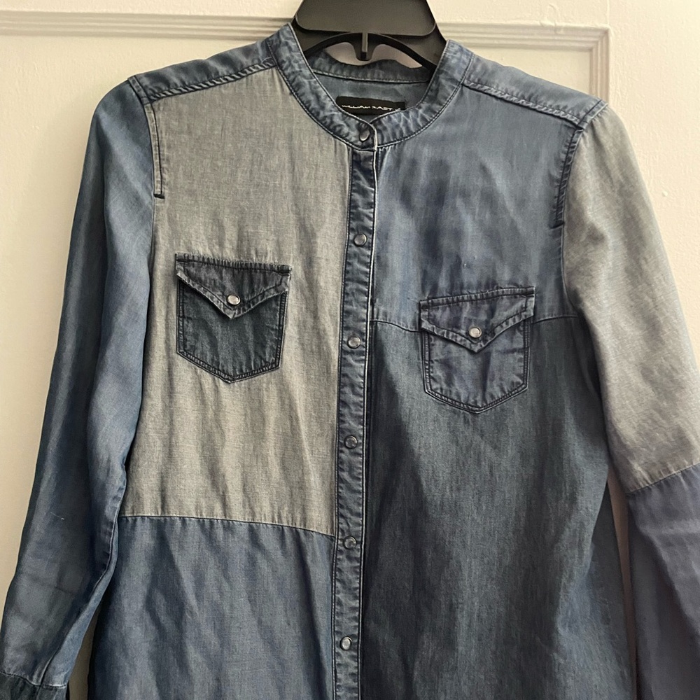 William Rast Blue Denim Shirt